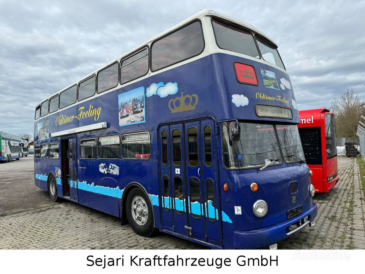 MAN Büssing Doppeldecker DE74 328 H Zulassung dobbeldekker buss