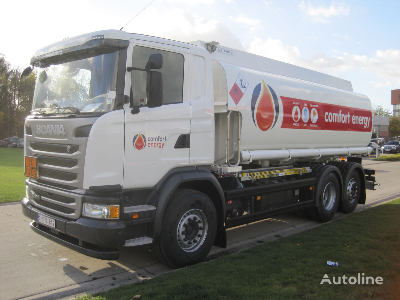 Scania G370 drivstoff transport tankbil