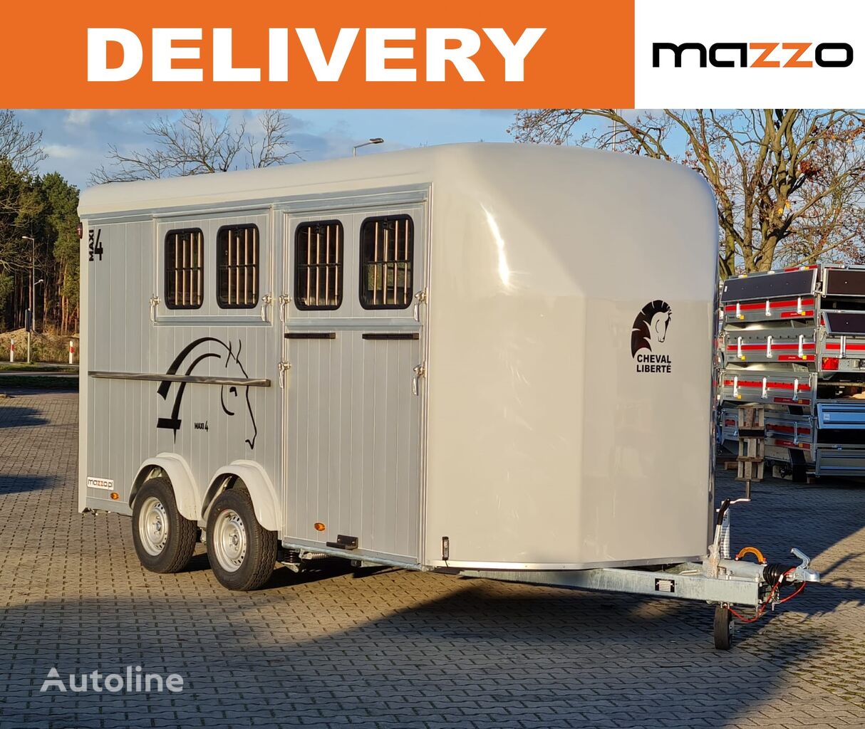 ny Cheval Liberté OPTIMAX 4 horses trailer  hestehenger