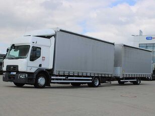 Renault D 18.320 WIDE kapellbil + gardintrailer