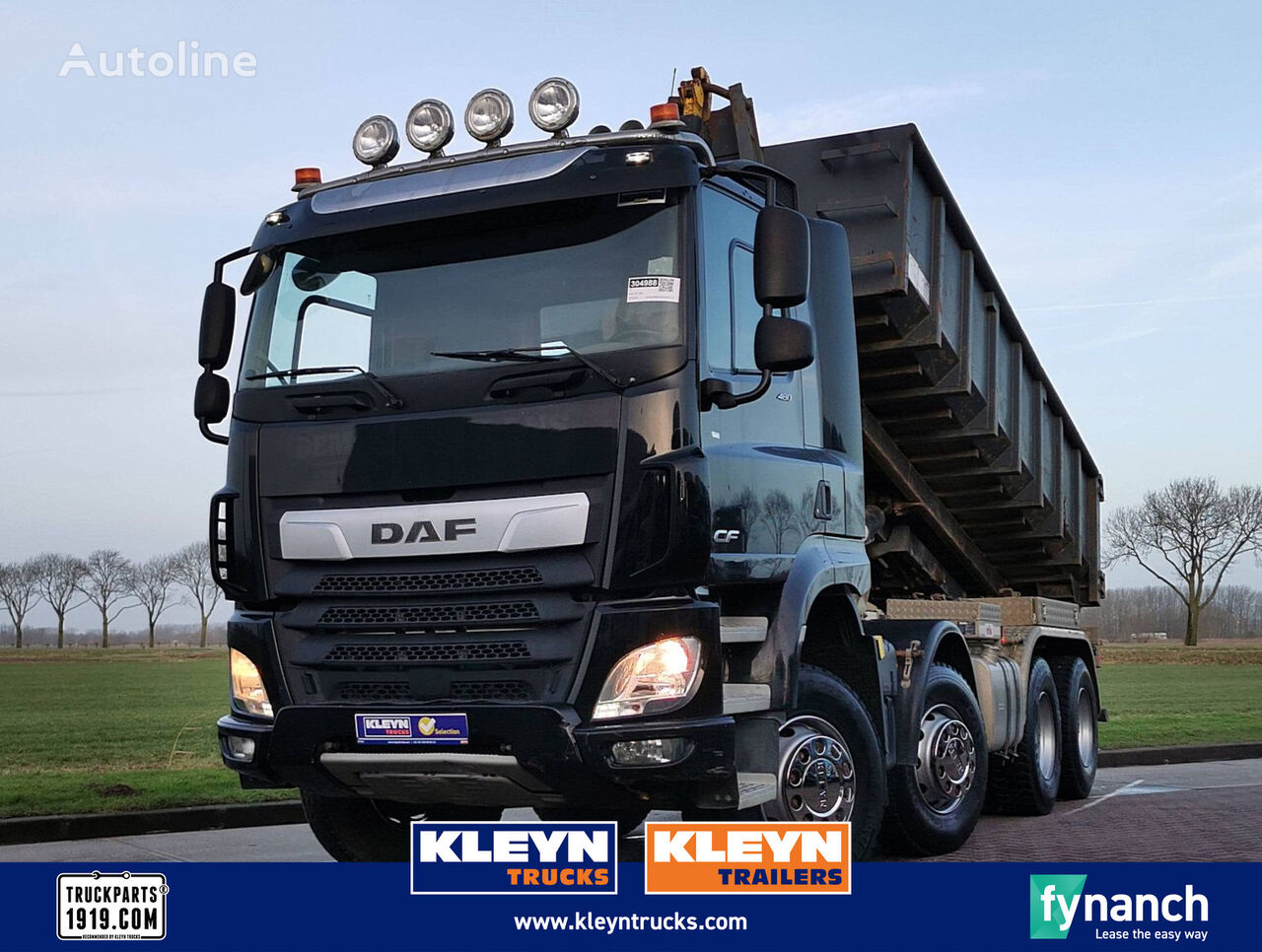 DAF CF 480 fad 8x4 hyva 26.57sk krokløftbil