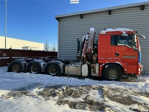 MAN TGA 35.480 Hook Truck 8x4 with FASSI F235XP Crane krokløftbil