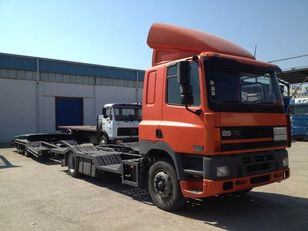 DAF CF85.380 ATI EURO2 TRUCK / TRACTOR TRANSPORT + TANDEM biltransport + tilhenger biltransport