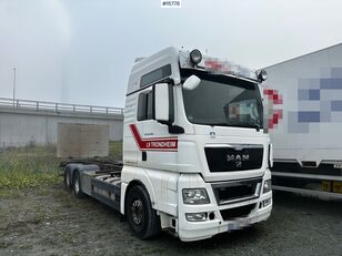 MAN 2009 MAN TGX 26.480 6x2 Container truck w/ lift. Rep object lastebil chassis