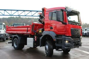 ny MAN TGS 18.400 TG3 4x4 Euro6d  FASSI 155 tippbil