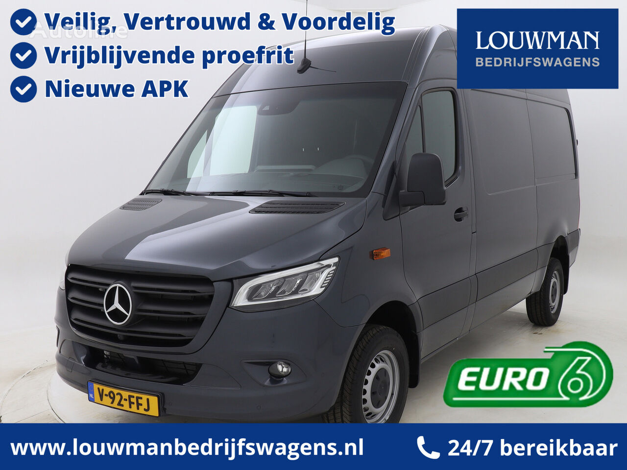 Mercedes-Benz Sprinter 419 1.9 CDI 366 L2H2 9G-Automaat ACTIE NIEUW 2024 Led k minibuss varebil