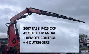 Fassi F425CXP + REMOTE + 4 OUTRIGGERS - 4x OUT + 2 MANUAL arm for lastebil