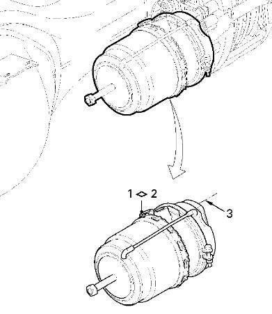 DAF 1686001 bremsesylinder for DAF XF 105 FA 105.510 trekkvogn
