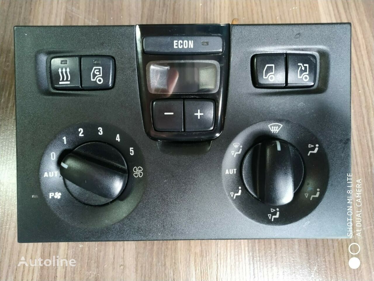 Scania HEATER CONTROLS WITH TWO KNOBS dashbord for lastebil