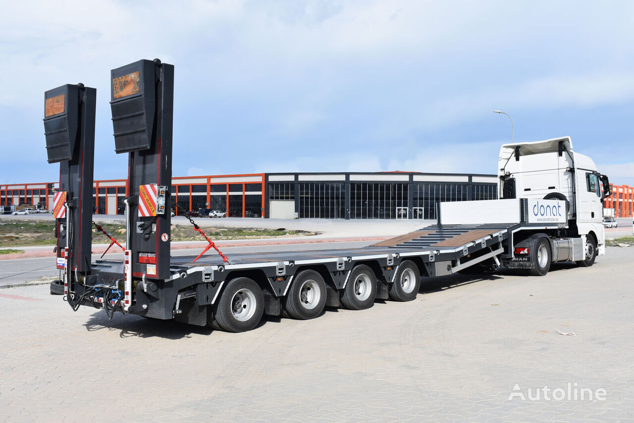 ny Donat 4 axle Lowbed Semitrailer with lifting platform semitrailer lav