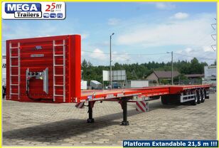 ny Mega 21,0 m naczepa TELEMEGA, oś skrętna, STRENX 750 - GOTOWA - READ semitrailer plattform