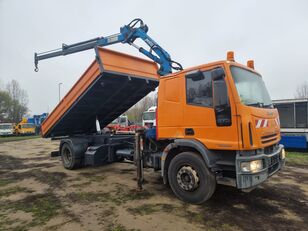 IVECO Eurocargo 180 E 24  - MKG HLK 116 crane tipper tippbil