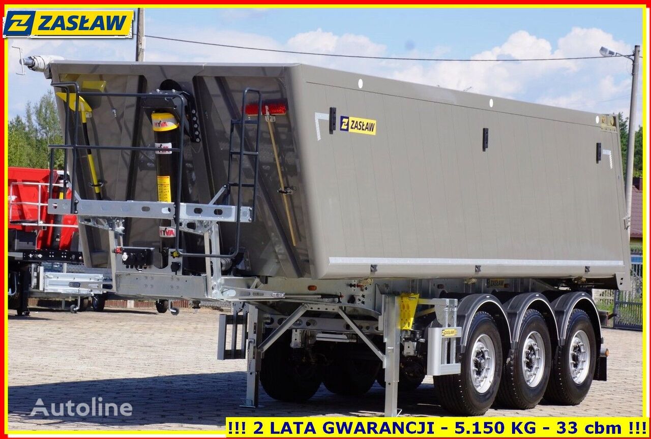 ny Zasław 32 m³ - 5.190 kg tipping semi-trailer for stones & sand READY !! tippsemitrailer