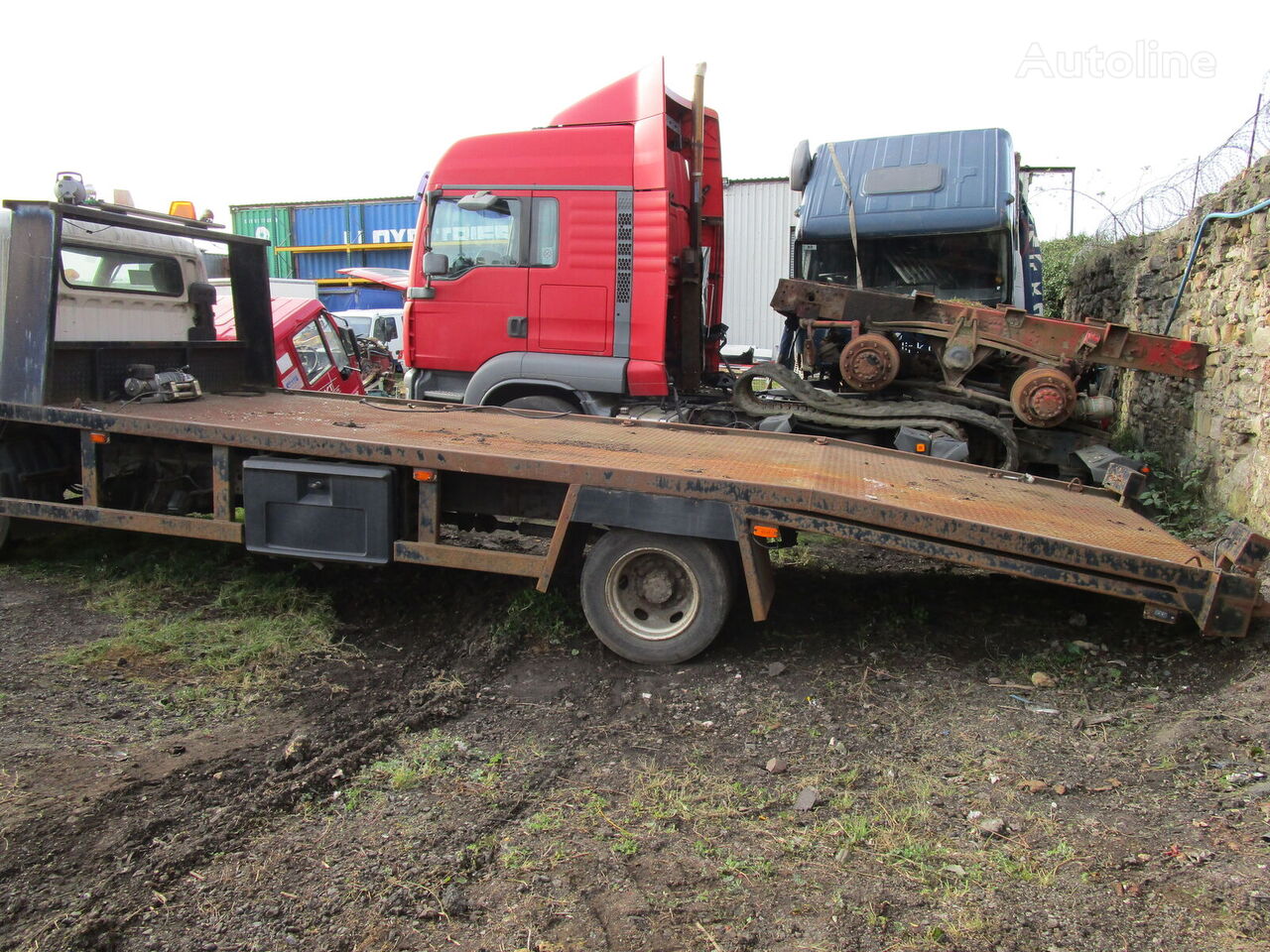 Mitsubishi CANTER 20FT STEEL RECOVERY BODY biltransport karosseri